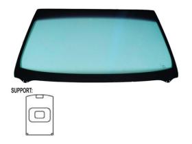 JUMASA V3030130 - PARABRISAS VERDE CONTROL SOLAR SERIGRAFIADO BASE ESPEJO ALFA