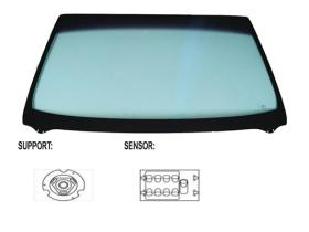 JUMASA V3300570 - PARABRISAS VERDE CONTROL SOLAR SERIGRAFIA MODIFICADA BASE ES