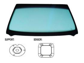JUMASA V3301504 - PARABRISAS VERDE CONTROL SOLAR SERIGRAFIA MODIFICADA BASE ES