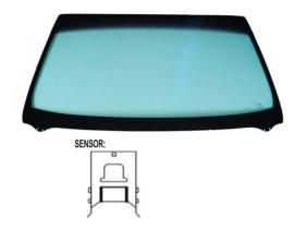 JUMASA V3304586 - PARABRISAS VERDE CONTROL SOLAR SERIGRAFIA MODIFICADA SENSOR
