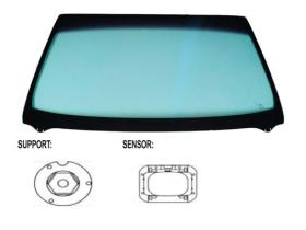 JUMASA V3331562 - PARABRISAS VERDE CONTROL SOLAR SERIGRAFIA SUPERIOR 8CM MODIF