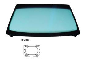 JUMASA V3335570 - PARABRISAS VERDE CONTROL SOLAR SERIGRAFIA MODIFICADA SENSOR