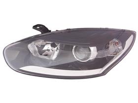 JUMASA 38514010 - FARO LUZ DE DIA IZQUIERDO ELECTRICO CON MOTOR/NEGRO H7+H7+PY