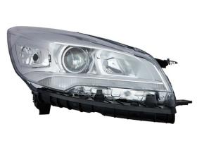 JUMASA 38321526 - FARO DERECHO LED ELECTRICO CON MOTOR/BASE CROMADA H1+H7+D3S