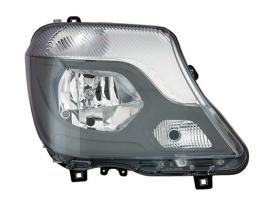JUMASA 38022056 - FARO LUZ DE DIA DERECHO ELECTRICO CON MOTOR/BASE NEGRA H7+H7