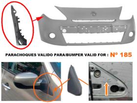 JUMASA 25034060 - PARACHOQUES DELANTERO IMPRIMADO (LLANTAS 15) RENAULT CLIO II