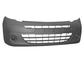 JUMASA 25234029 - PARACHOQUES DELANTERO NEGRO SIN AGUJEROS ANTINIEBLA CON MOLD