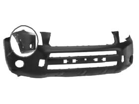 JUMASA 25135151 - PARACHOQUES DELANTERO NEGRO CON AGUJEROS ANTINIEBLA CON PASE