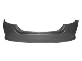 JUMASA 25041605 - PARACHOQUES TRASERO NEGRO 5 PUERTAS HONDA JAZZ II (GD, GE3,