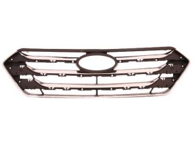 JUMASA 21001662 - REJILLA FRENTE NEGRA/CROMADA HYUNDAI SANTA FE III (DM) (09/2