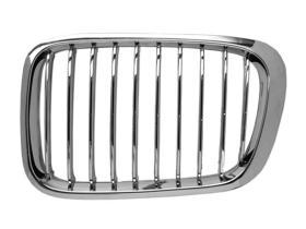 JUMASA 21010535 - REJILLA IZQUIERDA BORDE Y LAMAS CROMADOS BMW 3 (E46) (05/199