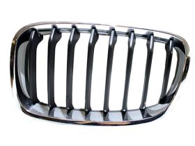 JUMASA 21010566 - REJILLA IZQUIERDA FRENTE NEGRA/CROMADA SPORT/MODERN LINE BMW