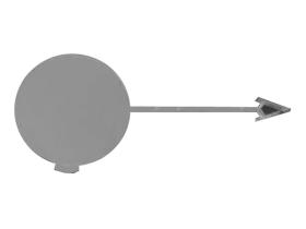 JUMASA 28000429 - TAPA GANCHO PARACHOQUES DELANTERO IMPRIMADA 3 PUERTAS AUDI A