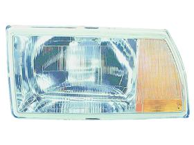 JUMASA 38331032 - FARO IZQUIERDO CON PILOTO AMBAR/LAMPARA ASIMETRICA H4+P21W+W
