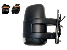 JUMASA 54021697 - ESPEJO DERECHO MANUAL, CONVEXO, CON INTERMITENTE, BRAZO CORT