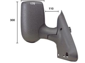 JUMASA 54321544 - ESPEJO DERECHO ELECTRICO, CONVEXO, TERMICO, BRAZO CORTO (110