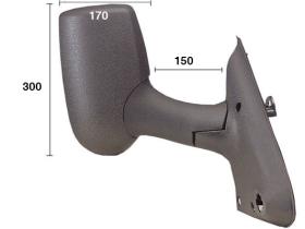 JUMASA 54421544 - ESPEJO DERECHO ELECTRICO, CONVEXO, TERMICO, BRAZO LARGO (150
