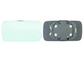 JUMASA 55010117 - CRISTAL CON SOPORTE IZQUIERDO, CONVEXO, AZUL ALFA ROMEO 145