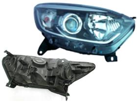 JUMASA 38344008 - FARO DERECHO H1+H1 ELECTRICO BASE NEGRA CON PERFIL CROMADO T