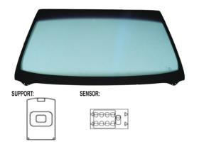 JUMASA R3303535 - PARABRISAS REFLECTANTE SERIGRAFIADO BASE ESPEJO SENSOR LLUVI