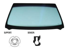 JUMASA V3031085 - PARABRISAS VERDE CONTROL SOLAR SERIGRAFIADO BASE ESPEJO SENS