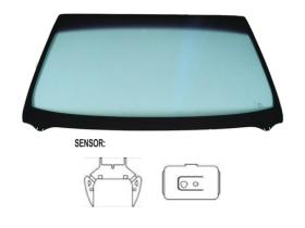 JUMASA V3032021 - PARABRISAS VERDE CONTROL SOLAR SERIGRAFIA MODIFICADA SENSOR