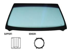JUMASA V3032681 - PARABRISAS VERDE CONTROL SOLAR SERIGRAFIADO BASE ESPEJO SENS