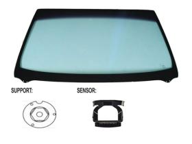JUMASA V3302070 - PARABRISAS VERDE ACUSTICO SERIGRAFIADO BASE ESPEJO SENSOR LL