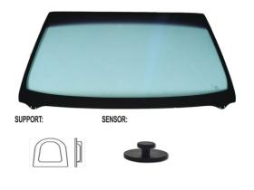 JUMASA V3303093 - PARABRISAS VERDE CONTROL SOLAR SERIGRAFIADO BASE ESPEJO MOLD