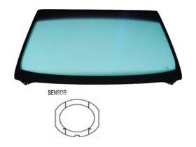 JUMASA V3335535 - PARABRISAS VERDE DIFUMINADO GRIS CONTROL SOLAR SERIGRAFIA MO