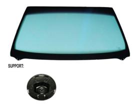 JUMASA V3344595 - PARABRISAS VERDE CONTROL SOLAR SERIGRAFIADO BASE ESPEJO MOLD