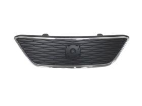 JUMASA 21304594 - REJILLA FRENTE NEGRA CERRADA CON MARCO CROMADO SEAT IBIZA IV