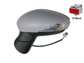 JUMASA 54331503 - ESPEJO IZQUIERDO ELECTRICO, ASFERICO, IMPRIMADO, PILOTO, 5 P